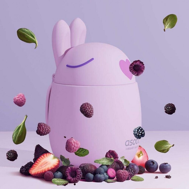 Asobu Φαγητοδοχείο Θερμός Bunny 600ml - GRAF05782