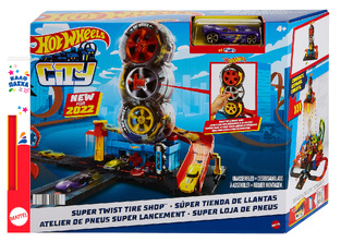 Παιχνιδολαμπάδα Hot Wheels Πίστα City Με Περιστρεφόμενες Ρόδες - HDP02L