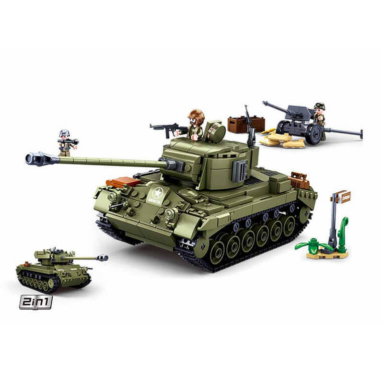 Sluban - Medium Tank Green - M38-B0860