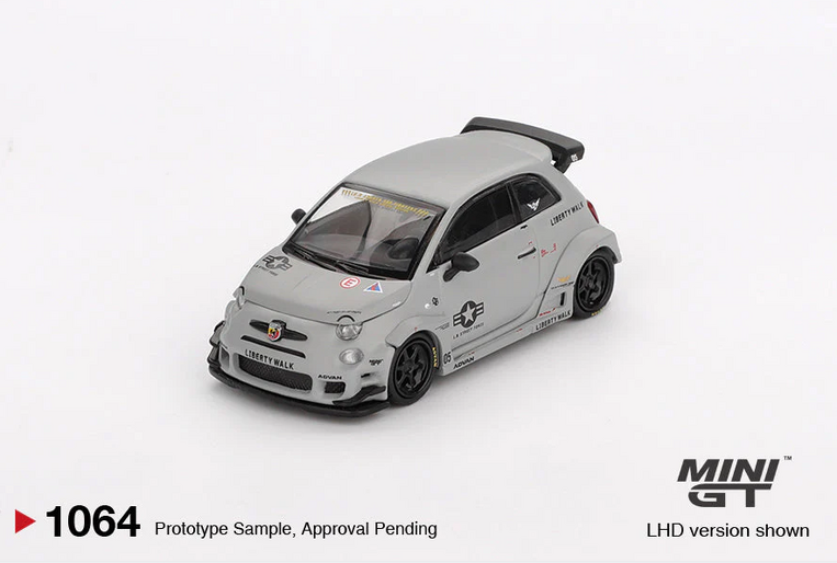 Mini GT 1:64 LB-Works x Abas Works Abarth 595 Fighters - MGT01064BL