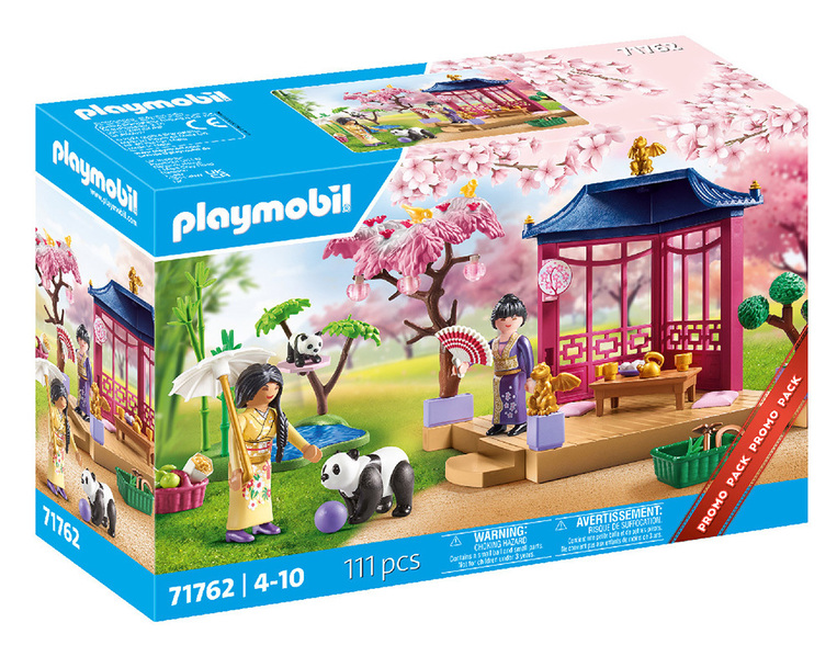 Playmobil My Life Ασιατικός Κήπος Με Κιόσκι Και Πάντα - 71762