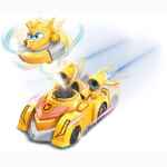 Super Wings Super Pet Free Wheel Vehicle - Spinning Golden Boy & Vehicle - 770331