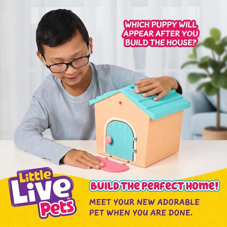 Little Live Pets My Puppy’s Home Mini Playset – Γαλάζιο Σπιτάκι Mε Κουταβάκι Έκπληξη - LLP26616