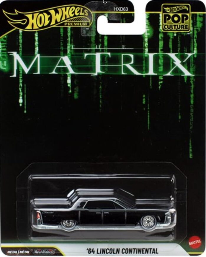 Hot Wheels Pop Culture The Matrix '64 Lincoln Continental - JHW89