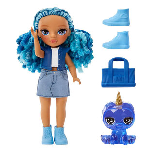 Rainbow High Littles Dolls 15cm - Sapphire Bradshaw (Blue) - 531197EUC