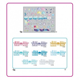 Aquabeads Nail Studio Σετ Αναπλήρωσης Για Νύχια Αστέρια & Μονόκεροι - AQB35060