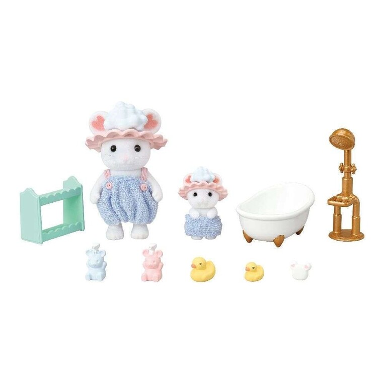 Sylvanian Families Bath Time Bubble Siblings - SF5805