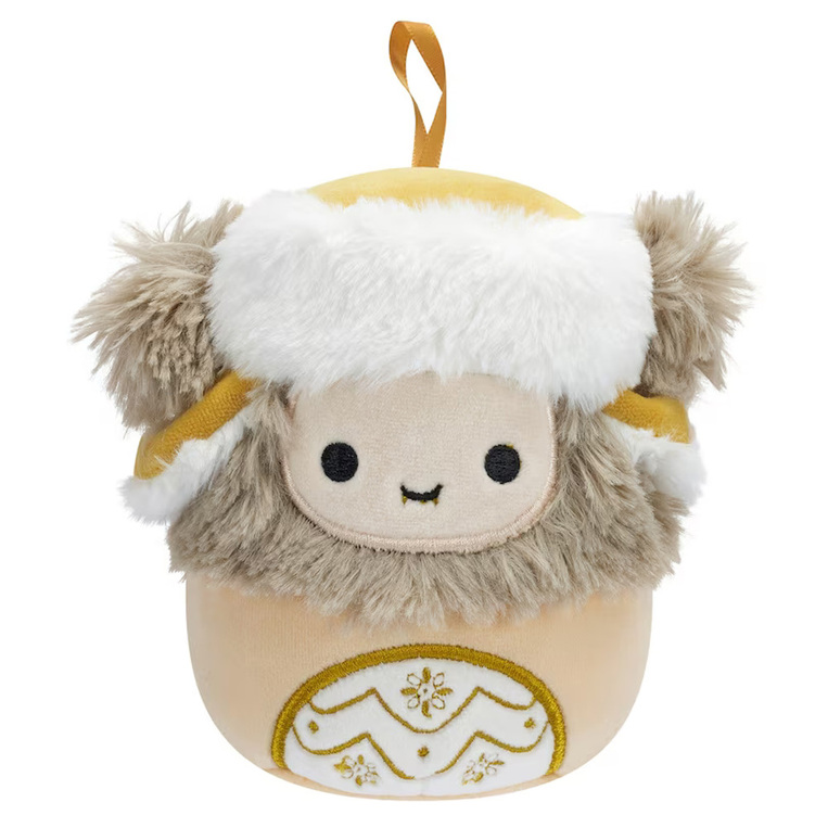 Squishmallows - Xmas Στολίδια 10cm - Γέτι Με Καπέλο - SQXM00614