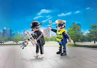 Playmobil Duo Pack Αστυνόμος Και Διαρρήκτης - 71804