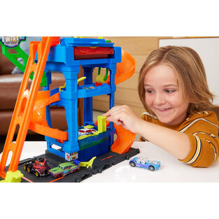 Hot Wheels City Tunnel Twist Car Wash - HTN80