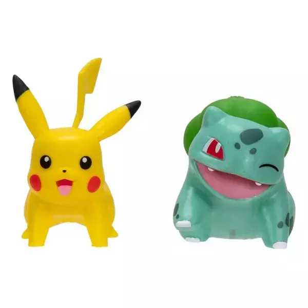 Pokemon Battle Figures 2-Pack Pikachu & Bulbasaur - PKW3587