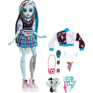Κούκλα Monster High - Frankie Stein™ & Watzie Pet - HHK53