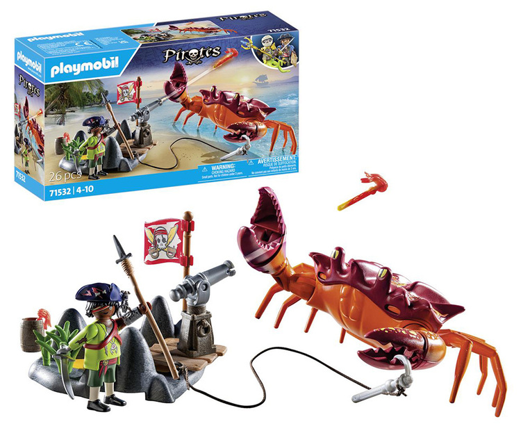 Playmobil Pirates Μάχη Με Τον Γιγάντιο Κάβουρα - 71532