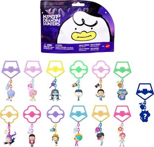 Kpop Demon Hunters Hello Friend Mini Collectible Surprise Keychain Figures - JRN57