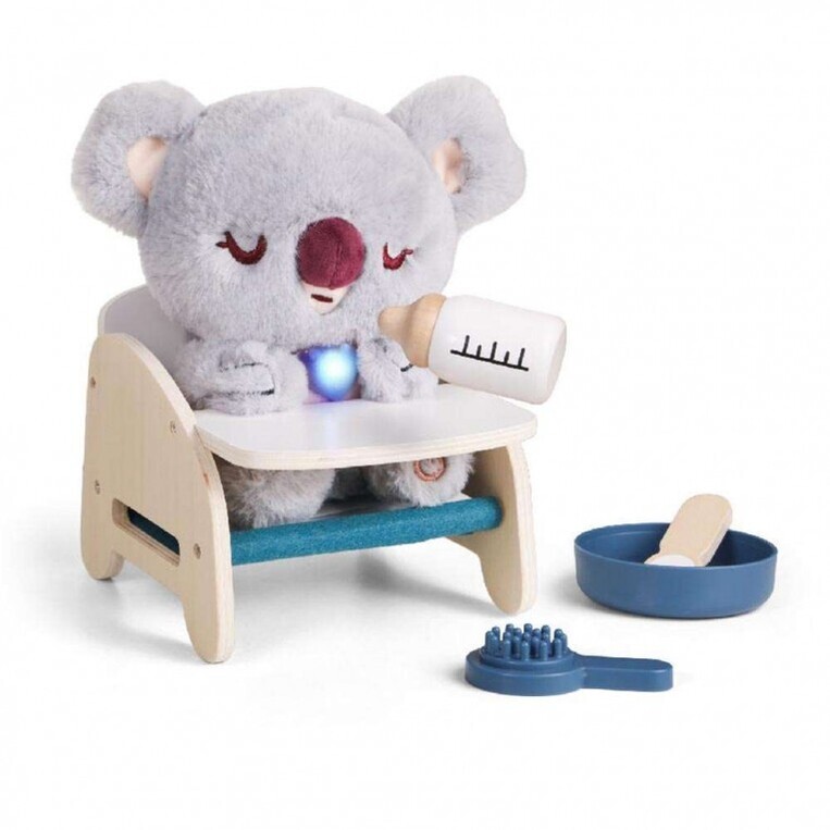 TopBright Λούτρινο Διαδραστικό Μωρό Κοάλα με Ξύλινο Καρεκλάκι - 460133