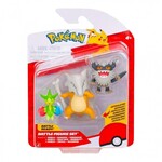 Pokemon 3 Battle Figures Pack Roselia, Perrserker & Marowak - PKW4095