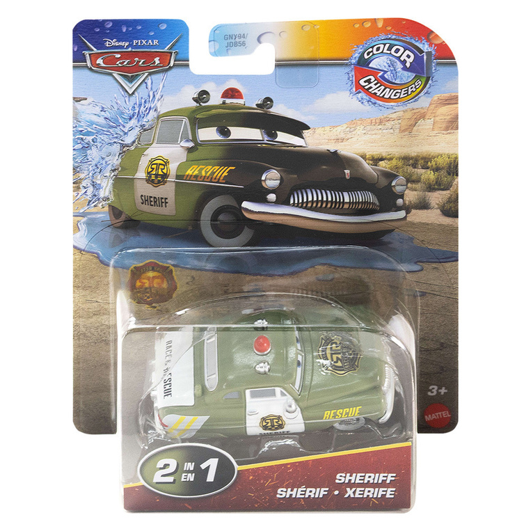 Cars Αυτοκινητάκι Colour Changers Sherrif - JBM66