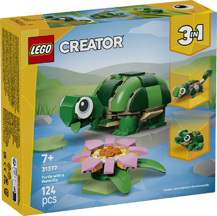 LEGO Creator 3 in 1 Turtle With A Water Lily Flower - 31377