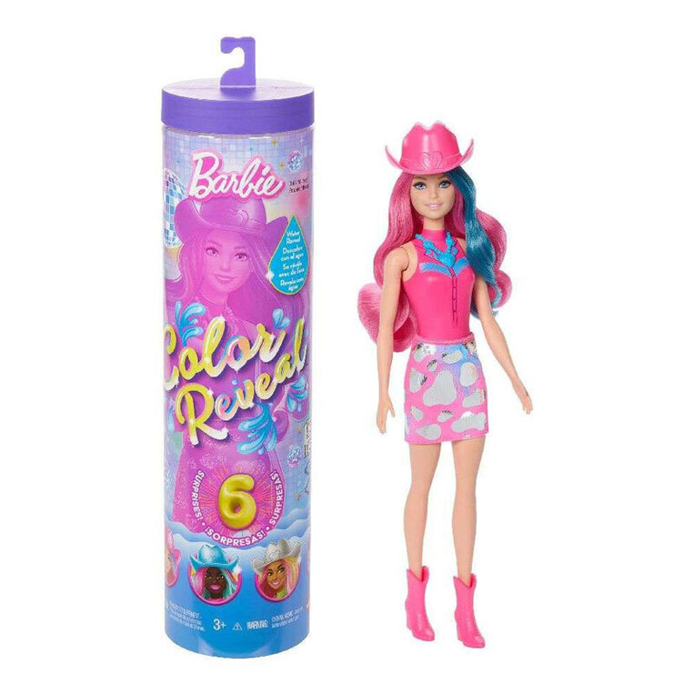 Barbie Color Reveal Fashion Doll Disco Star Series - JCP01