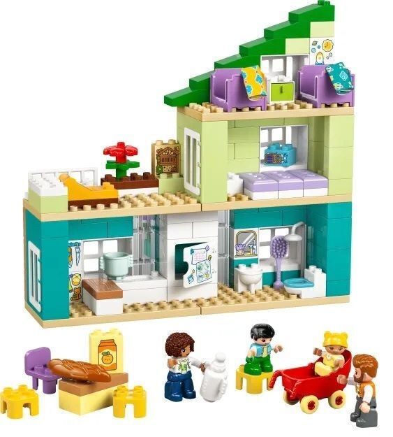 LEGO Duplo 3 In 1 Modern Family House With Figures - 10470