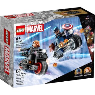 Lego Super Heroes Black Widow & Captain America Motorcycles - 76260