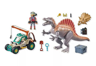 Playmobil Dinos Επίθεση Σπινόσαυρου Στο Εξερευνητικό Όχημα - 71820