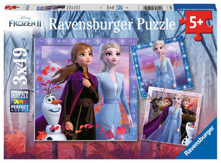 Ravensburger Disney Frozen II Παζλ 3X49 Τεμ. Ψυχρά Και Ανάποδα 2 - 05-05011