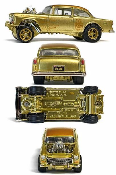 HW Premium Thrill Climbers '55 Chevy Bel Air Gasser Chase 0/5 - JKF27 