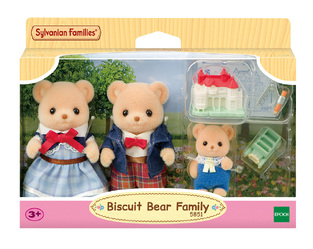 Sylvanian Families Biscuit Bear Family - SF5851