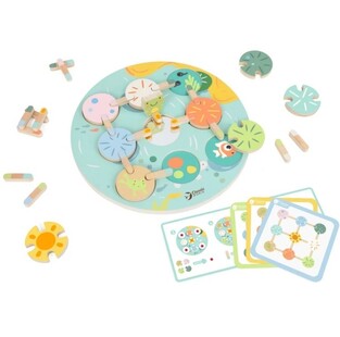 Classic World Ξύλινο Παιχνίδι Λογικής Νούφαρο - C20256