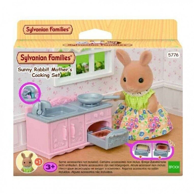 Sylvanian Families Sunny Rabbit Mothers Cooking Set - SF5776