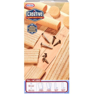 Little Tikes Creative Construction Σετ Υλικών (Ξύλο-Καρφιά-Βίδες) - 643927EUC