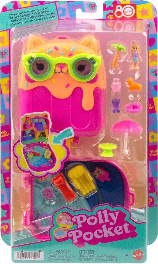 Polly Pocket Kitty Popsicle Resort Compact - JCB17