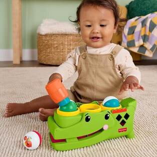Fisher Price Κροκόδειλος Παιχνίδι Με Μπαλίτσες - JLB94