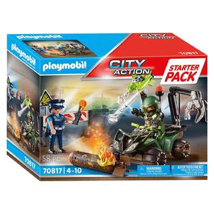 Playmobil Starter Pack Εξουδετέρωση εκρηκτικού μηχανισμού - 70817