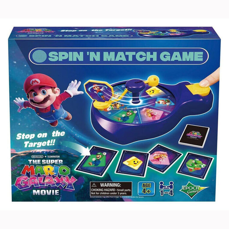 Επιτραπέζιο Super Mario Galaxy Movie Spin 'n Match Game - SM7639