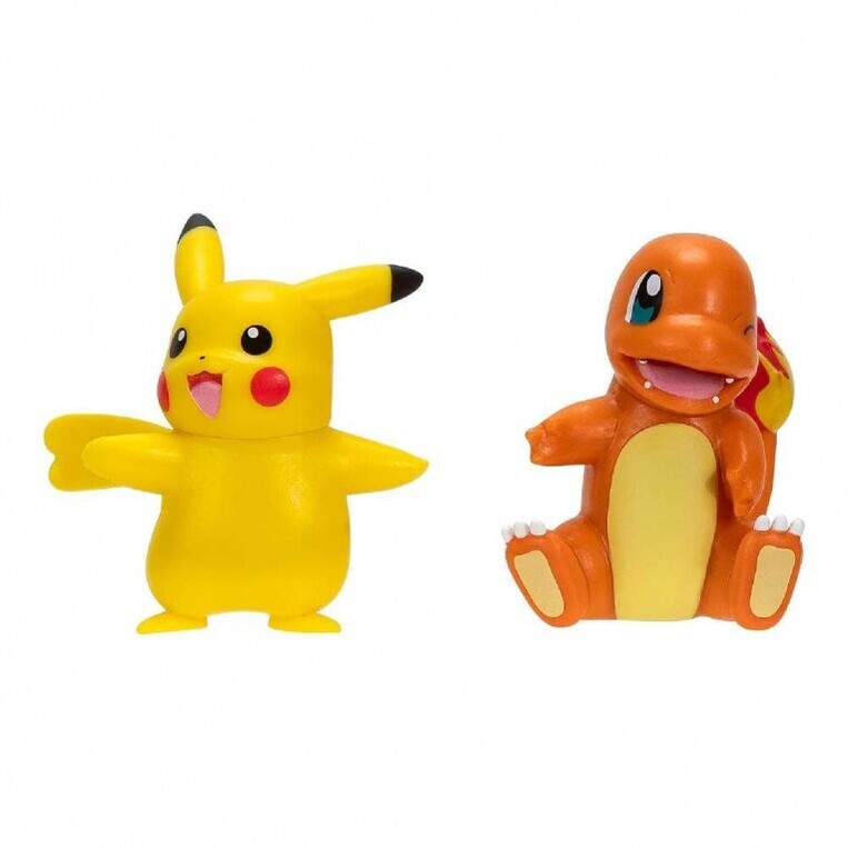 Pokemon Battle Figures 2-Pack Pikachu & Charmander - PKW3585