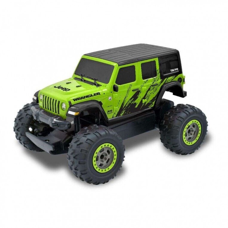 Τηλεκατευθυνόμενο Όχημα R/C Taiyo Jeep Wrangler Sahara Unlimited 2.4Ghz Πράσινο 1:16 - 160101C