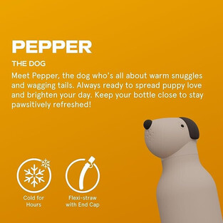 Μπουκάλι Θερμός Asobu Brown Dog 460ml - GRAF05883