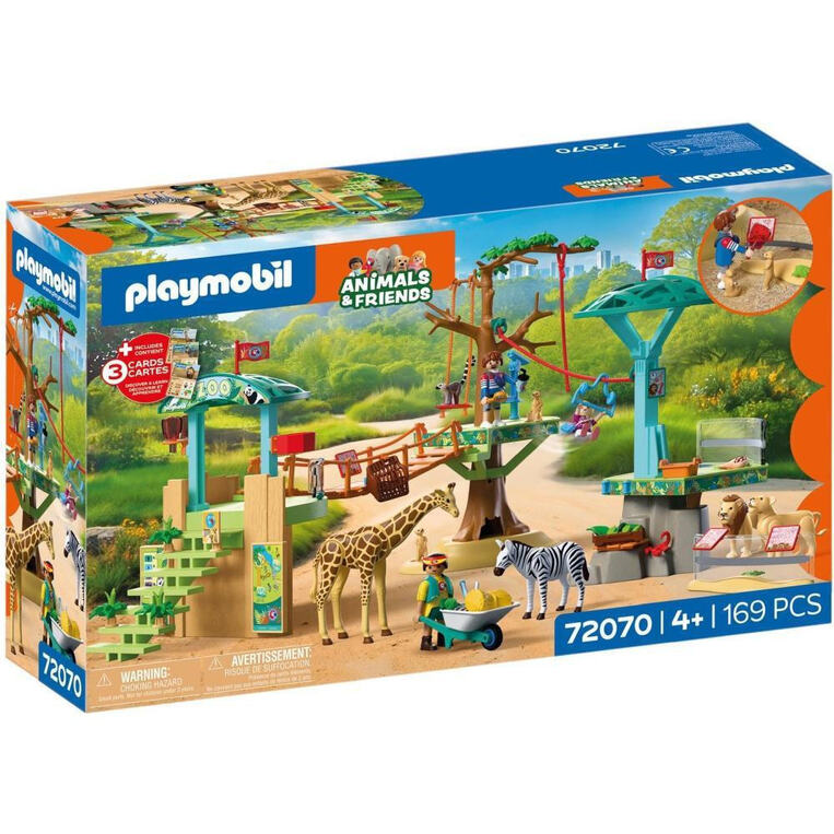 Playmobil Animals And Friends Ζωολογικό Πάρκο Με Δραστηριότητες - 72070