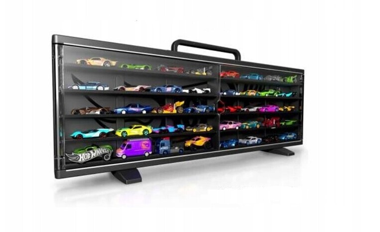 1/64 Hot Wheels Collector Case Black - HWCC23