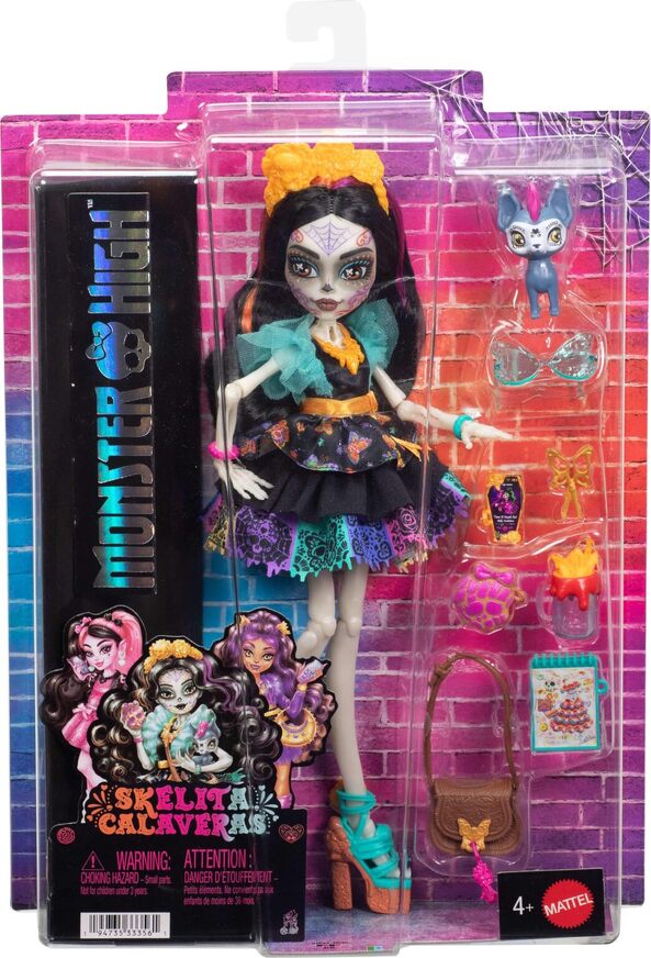 Monster High Skelita Cavaleras Doll - JHK34