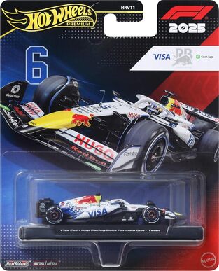 Hot Wheels: Premium Cars F1 Team Visa Cash App Racing Bulls - JKD91