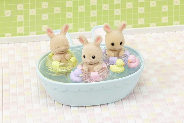 Sylvanian Families Σετ Μπάνιου Για Τρίδυμα - SF5707