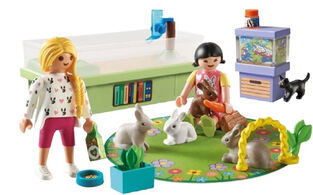 Playmobil My Life Starter Pack Παίζοντας Με Τα Κουνελάκια - 71753