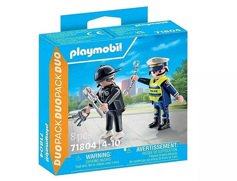 Playmobil Duo Pack Αστυνόμος Και Διαρρήκτης - 71804