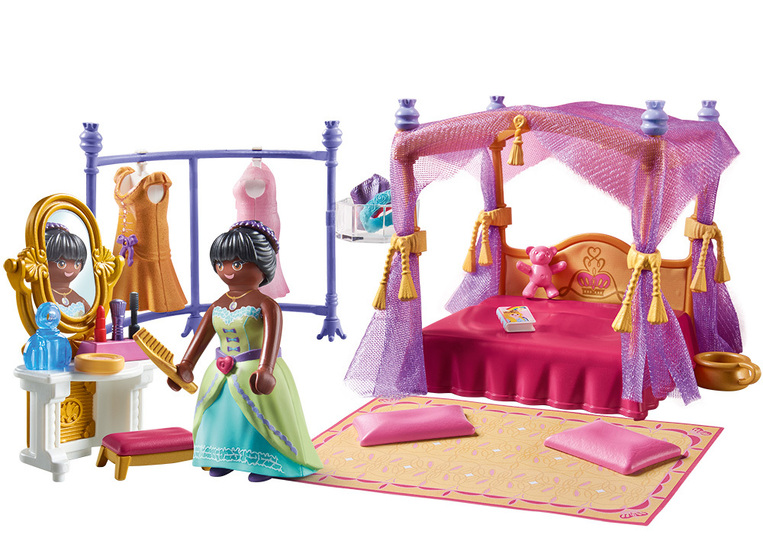 Playmobil Princess Magic Βασιλικό Υπνοδωμάτιο Με Βεστιάριο - 71847