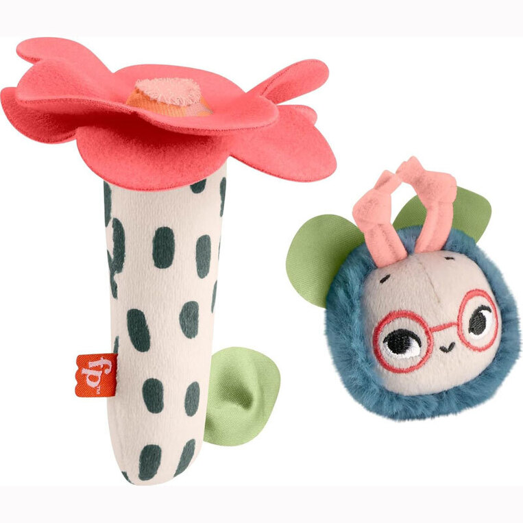 Fisher Price Planet Firends Κουδουνίστρα Λουλουδάκι Kαι Μελισσούλα - HYR56