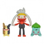 Pokemon Φιγούρες Μάχης 3-Pack Morpeko, Raboot & Bulbasaur - PKW3055
