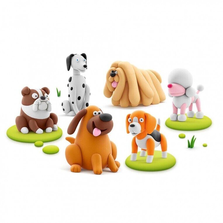 Hey Clay Dog Buddies Mε 15 Βαζάκια Πηλό - 440079
